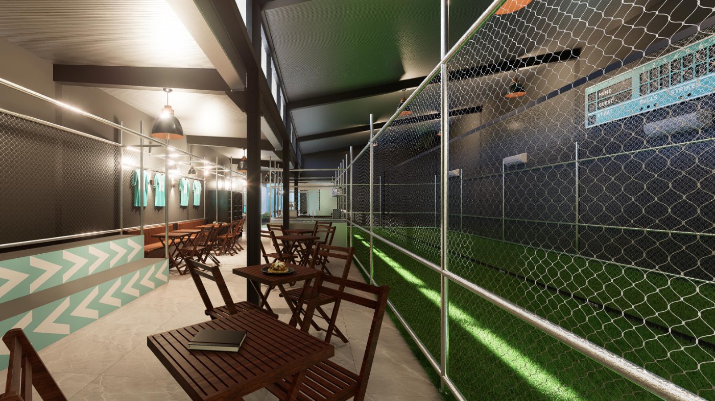 Gaiola de batting indoor na Vila Clementino